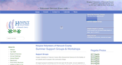 Desktop Screenshot of hospiceofhancock.org