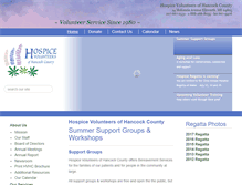 Tablet Screenshot of hospiceofhancock.org